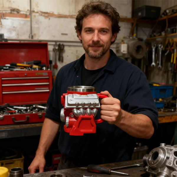 DAD Approved V-Engine Coffee Mug!